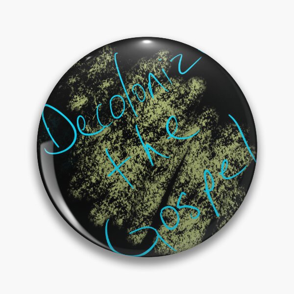 Item preview, Decolonize the Gospel Teal Text with Yellow Pattern - Decolonization designed and sold by jolabrese.