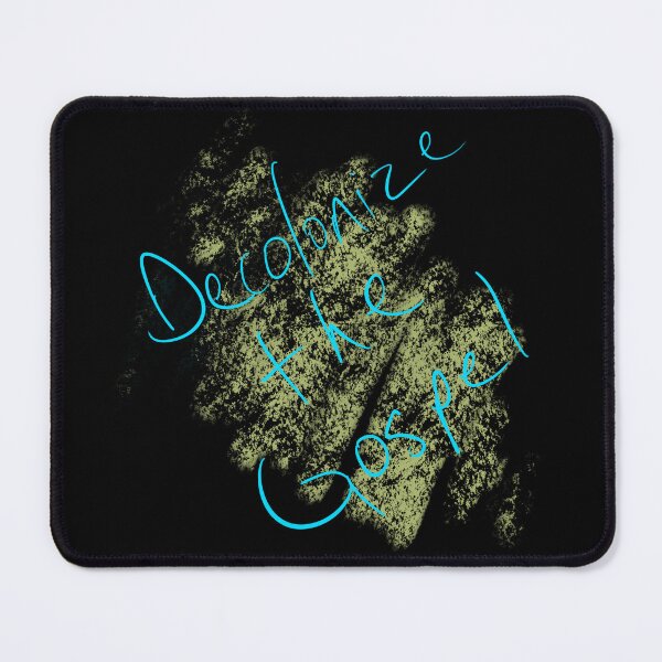 Item preview, Decolonize the Gospel Teal Text with Yellow Pattern - Decolonization designed and sold by jolabrese.