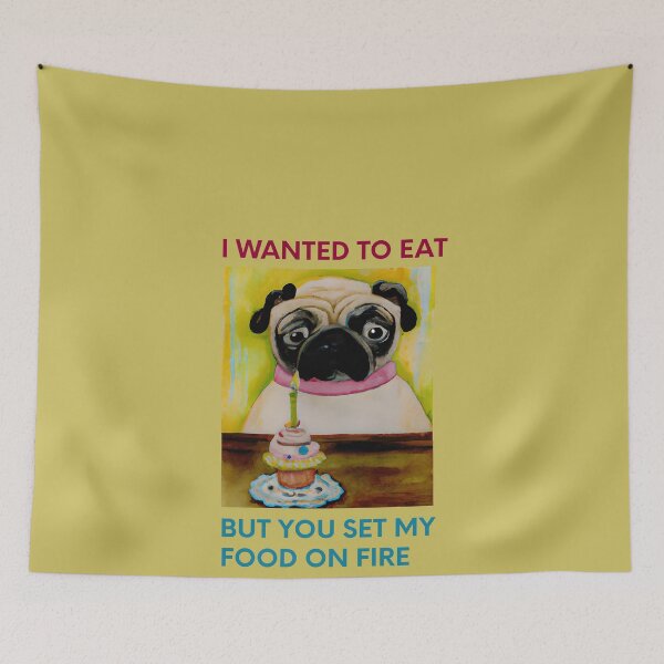 Item preview, Pug birthday, pug breed, cute pug, pug humor, pug quote, pug design, pug saying, pug pet designed and sold by Artsareus.