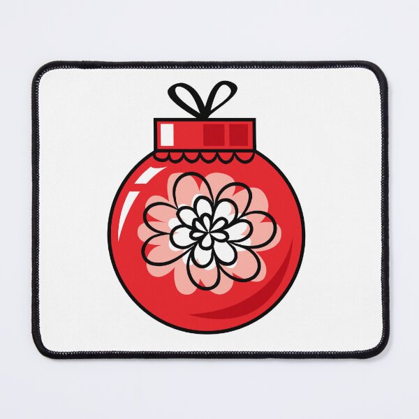 Item preview, Cute Christmas Bauble Red Color designed and sold by MisPuHoney.