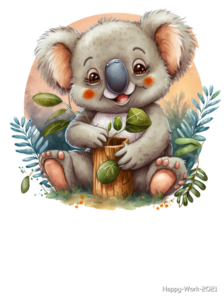 Tablier enfant - Koala/bleu - LA NATURE DES PETITS