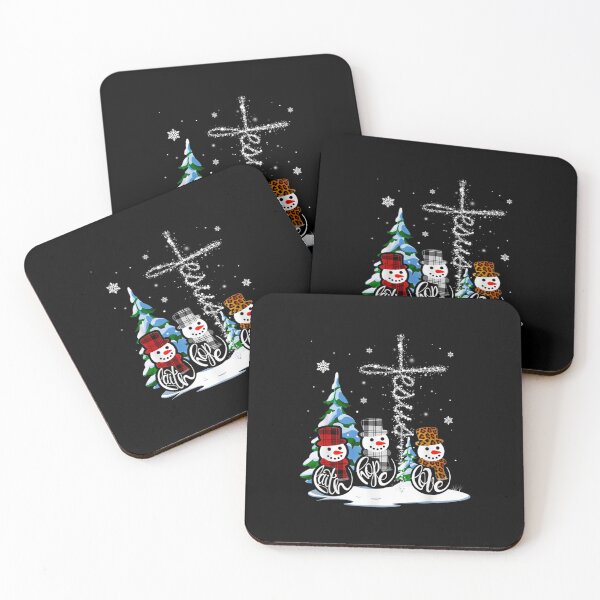 Item preview, Feliz Navidad Muñecos de nieve Fe Esperanza Amor Navidad designed and sold by justbener.