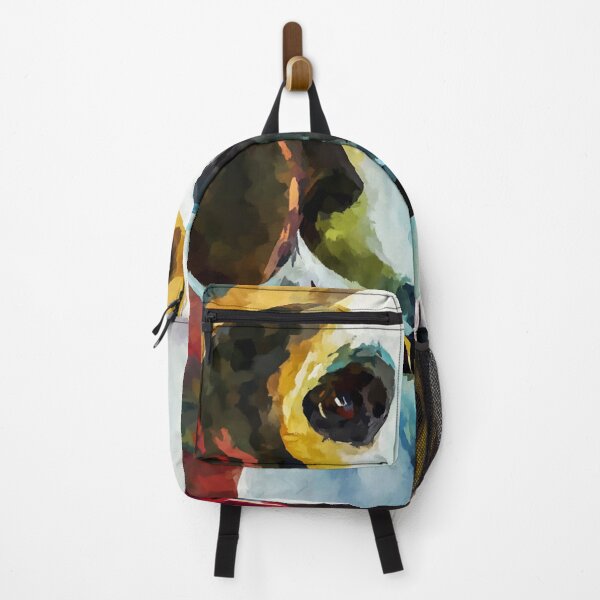 Item preview, Beagle portrait painting abstract art designed and sold by shrolts.