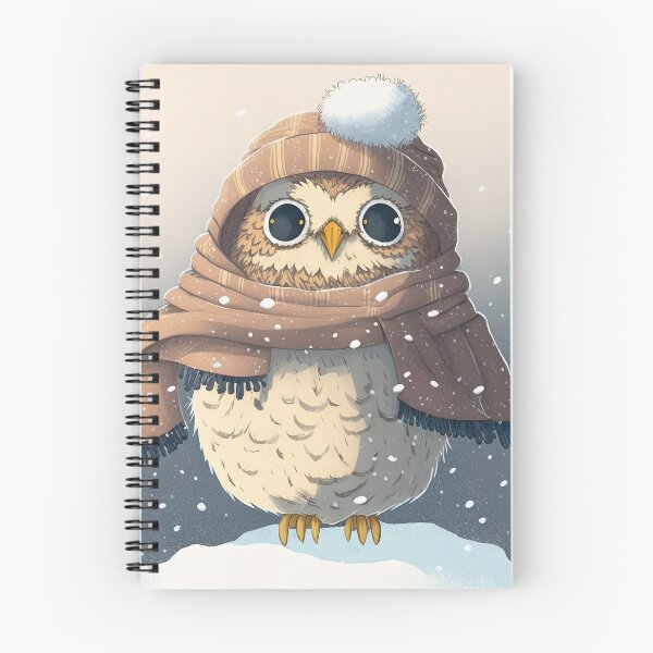 Item preview, Owl Snuggling in the Snow designed and sold by cardinalhill.