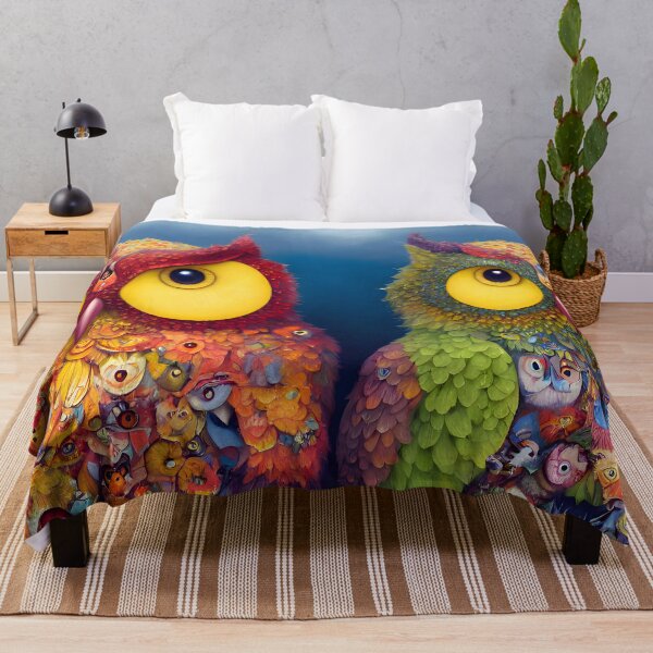 Item preview, Happy Owl Friends  designed and sold by @adorcharm Modern & Classic AI Art.