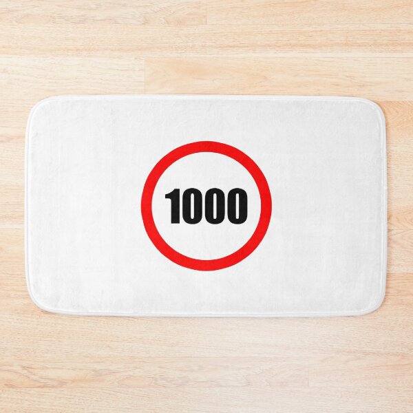 Item preview, 1000 number Sign designed and sold by Drmsg.