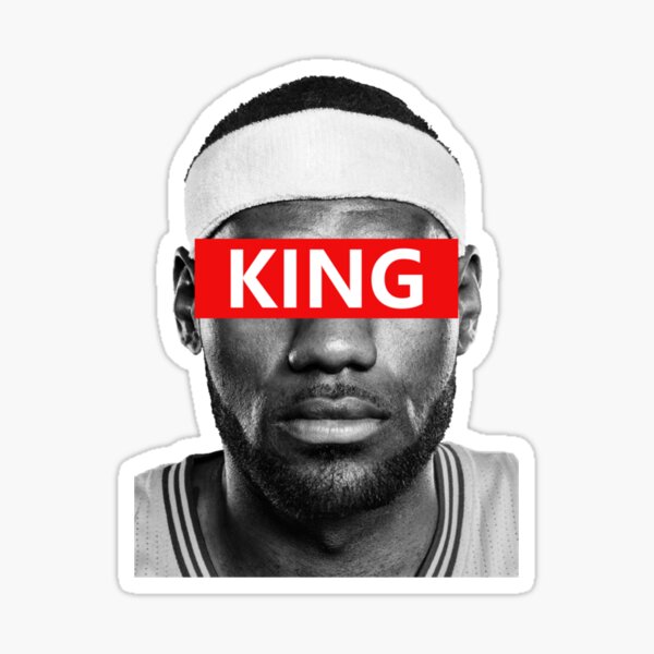 lebron james Sticker for Sale by erenuc