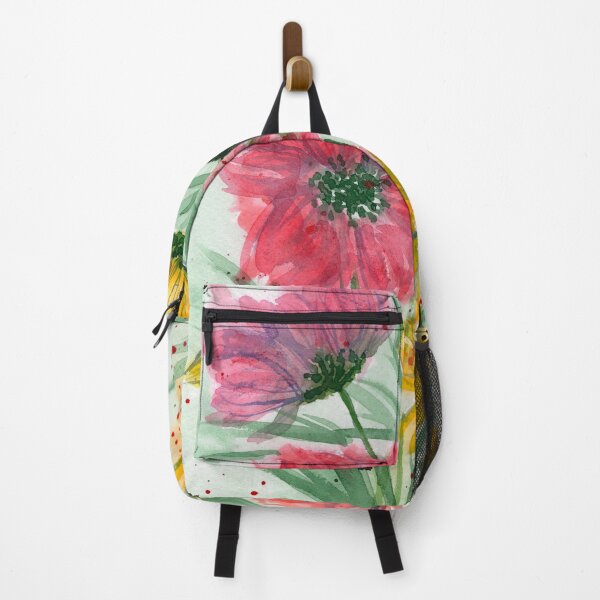 Item preview, Colorful watercolor poppy flowers art designed and sold by Tammy Kaye.