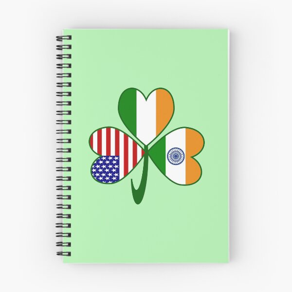 Item preview, India Ireland USA Shamrock Flags designed and sold by AuntieShoe.