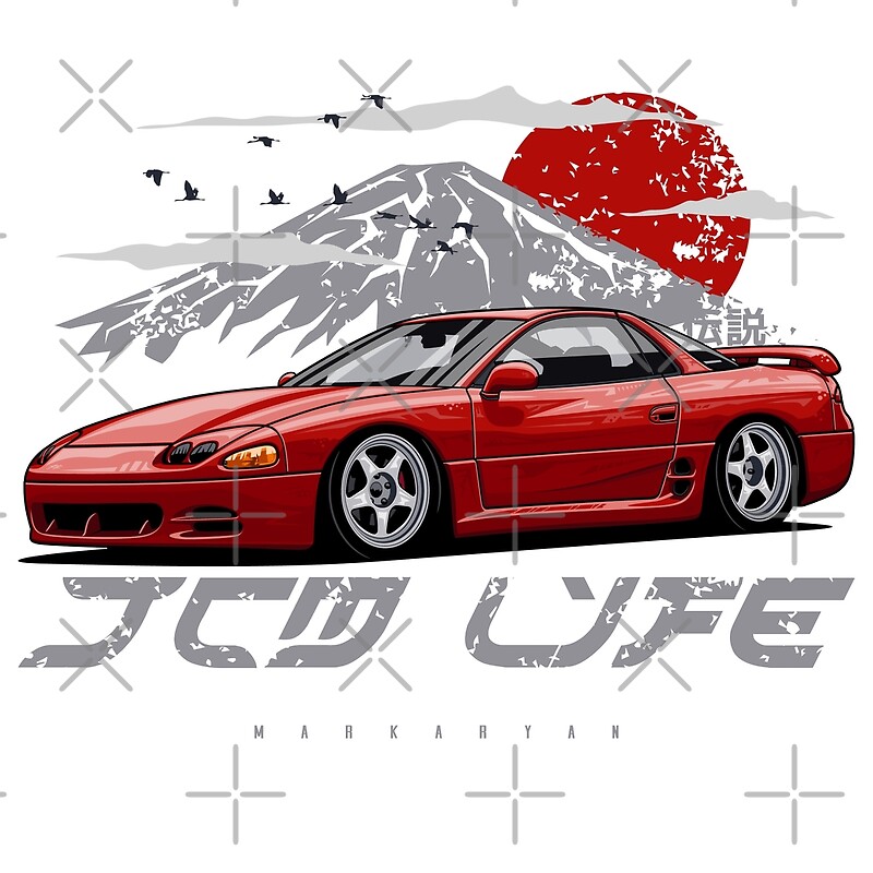 "JDM Life. 3000GT / GTO" Posters by OlegMarkaryan Redbubble