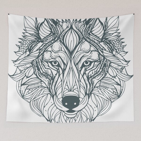 Item preview, creative animal wolf designed and sold by DD215.