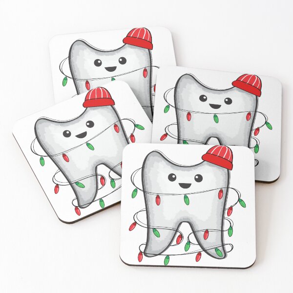 Item preview, Cute Tooth Dental Christmas design designed and sold by MisPuHoney.
