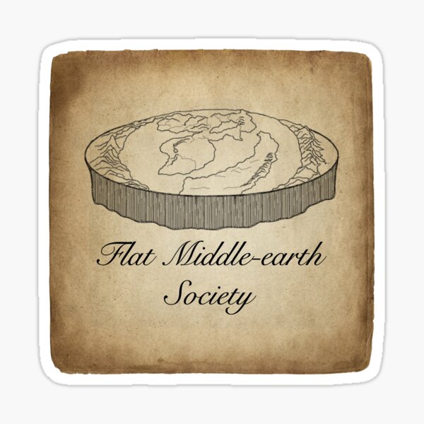 Flat Middle-earth Society Sticker