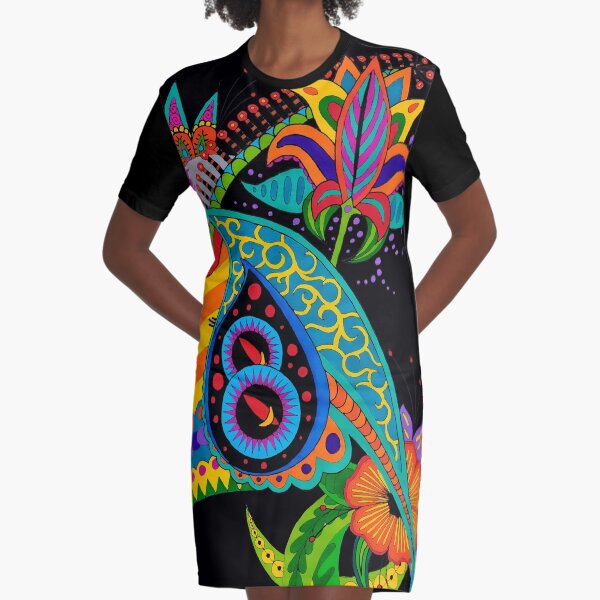 Design 51 single, colored Graphic T-Shirt Dress