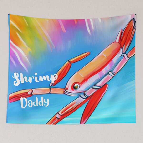 Item preview, Shrimp Daddy Funny Pun Humor designed and sold by FunnyFreak.