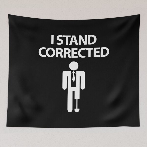 Item preview, I Stand Corrected T-Shirt for Amputees  designed and sold by HighEndLowCost.