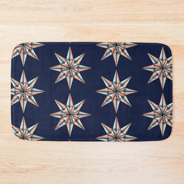 Item preview, Coral and Teal Star designed and sold by lezell.