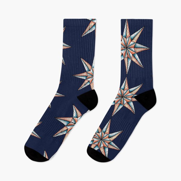 Item preview, Coral and Teal Star designed and sold by lezell.
