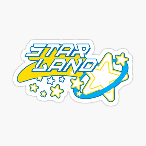 "Y2K Street Wear, Star Land" Sticker for Sale by BananaSkriblz Redbubble