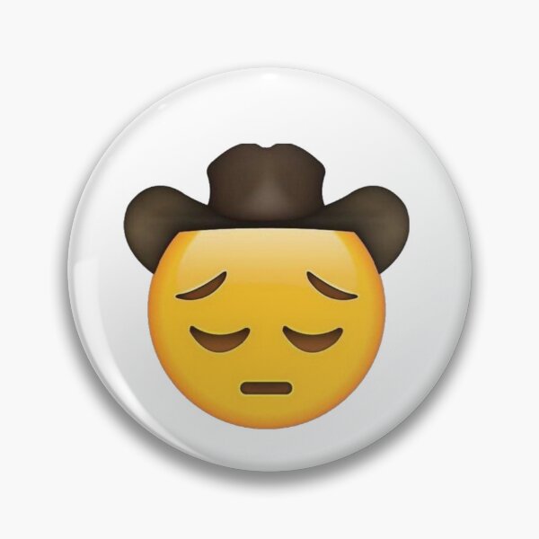 Item preview, Sad Cowboy Emoji designed and sold by ScringyBungus.