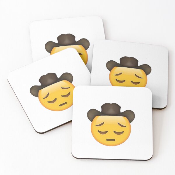 Item preview, Sad Cowboy Emoji designed and sold by ScringyBungus.