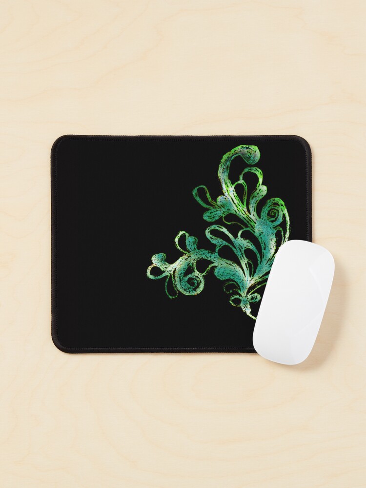Thumbnail 1 of 5, Mouse Pad, Elegance - Moonlit Jade designed and sold by efgracearts.
