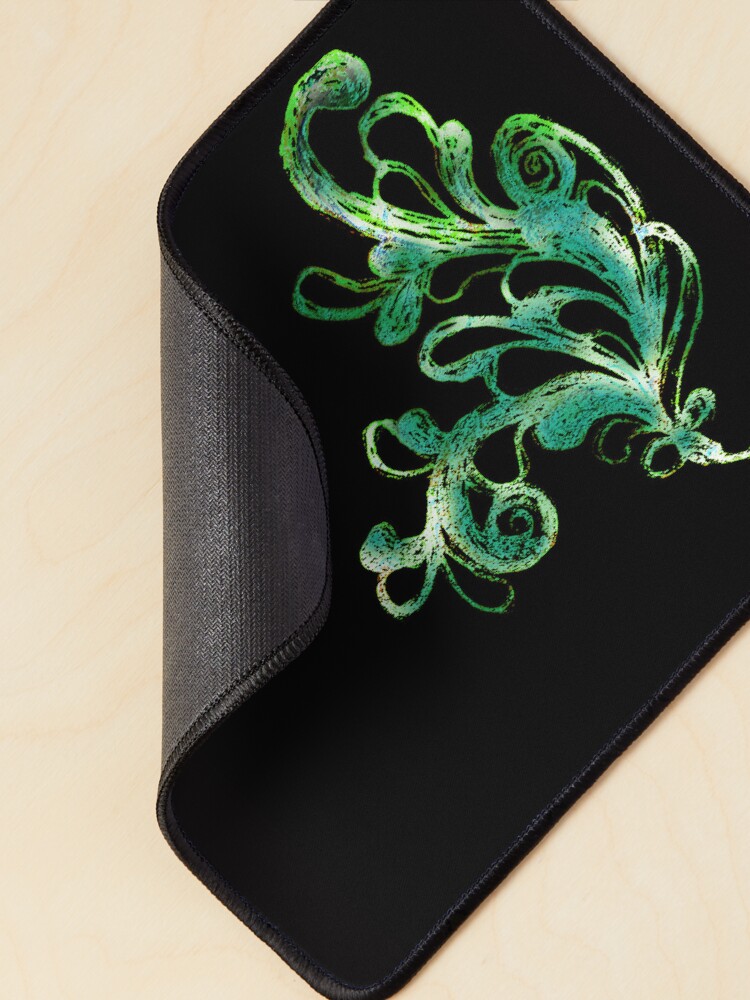 Thumbnail 2 of 5, Mouse Pad, Elegance - Moonlit Jade designed and sold by efgracearts.