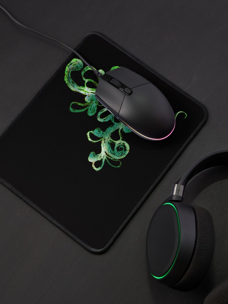 Thumbnail 4 of 5, Mouse Pad, Elegance - Moonlit Jade designed and sold by efgracearts.