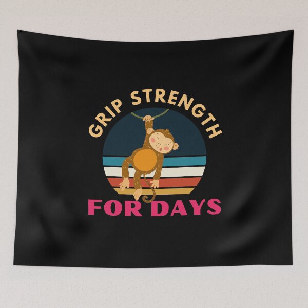 Item preview, Grip Strength For Days. Monkey Rock Climbing designed and sold by Boulder Design Co.