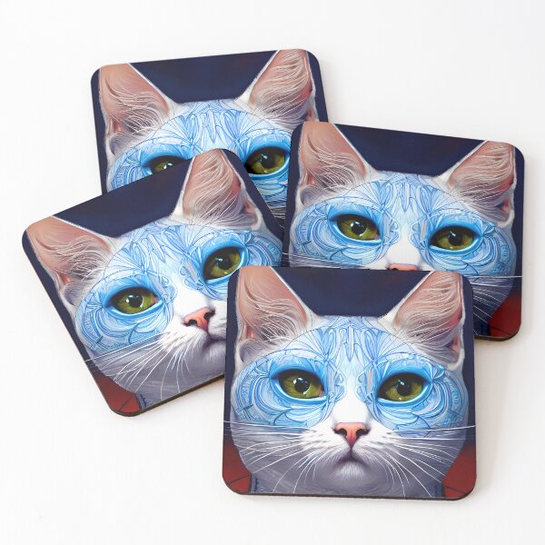 Item preview, cat portrait  painting #36 designed and sold by supeart.
