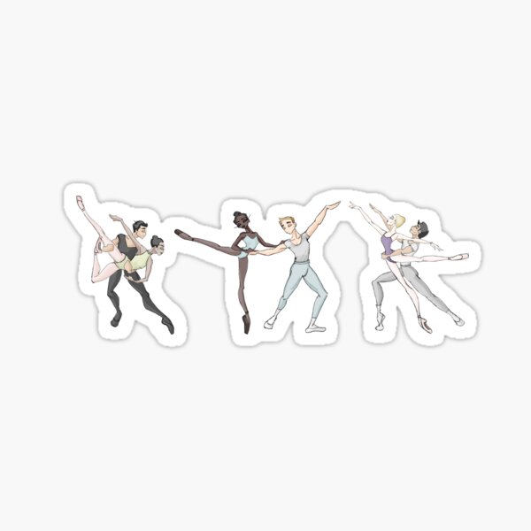 Pas De Deux Sticker