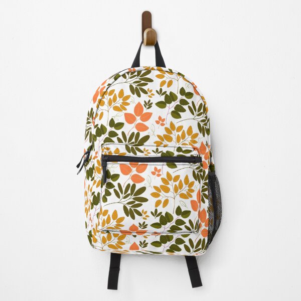 Item preview, Bright orange and green Foliage designed and sold by PrettywithColor.