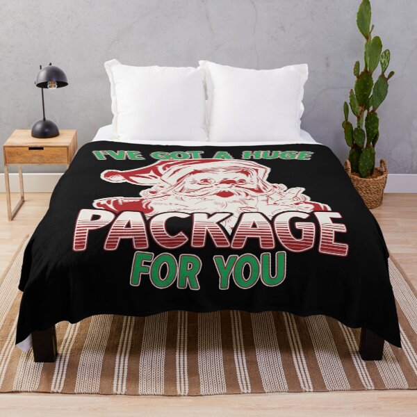 Item preview, I have Got A Huge Package For You | Funny Christmas | Naughty Santa | Inappropriate Christmas Gift Ideas designed and sold by DrawingBoard.