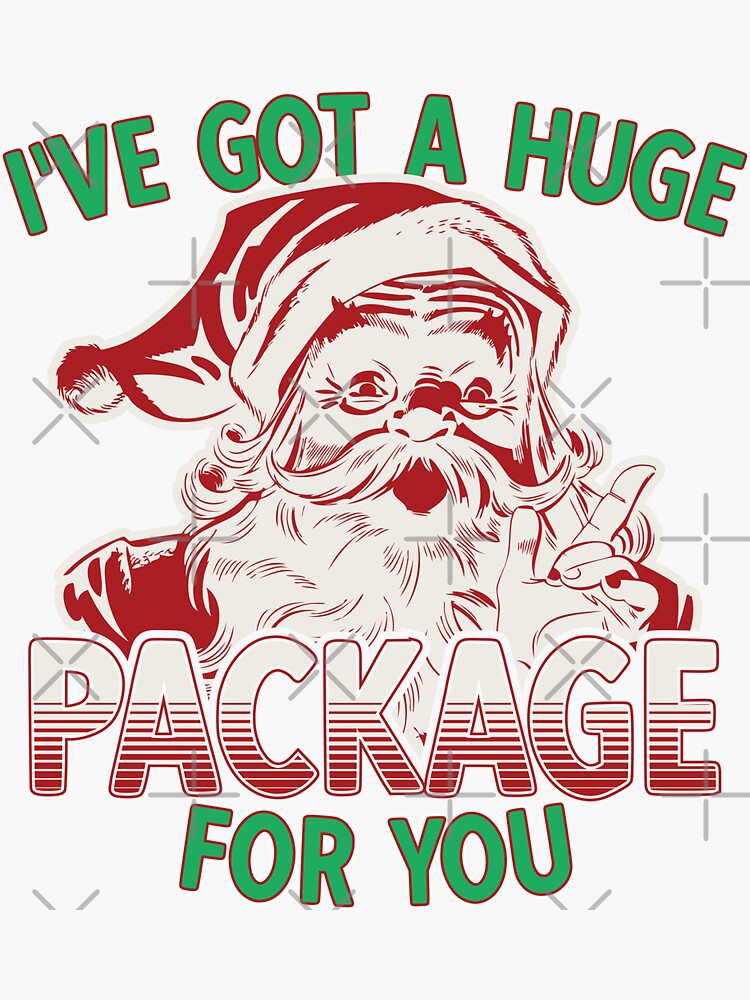 I have Got A Huge Package For You Funny Christmas Naughty