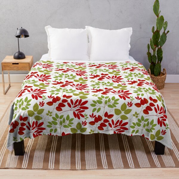 Item preview, Red and green Foliage  designed and sold by PrettywithColor.