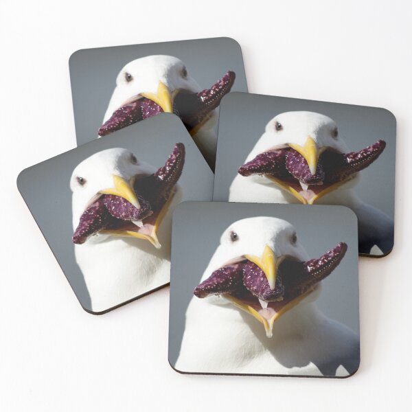 Item preview, Seagull eating a starfish designed and sold by Michaelerch.