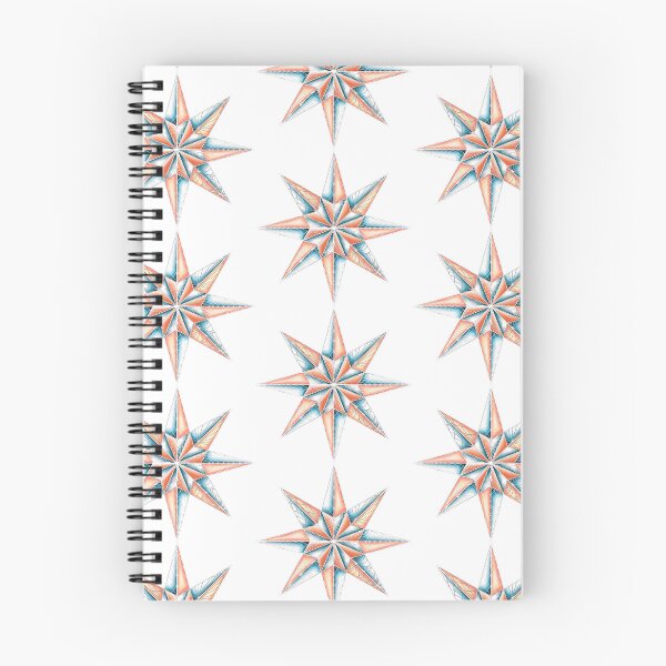 Item preview, Teal and Coral Star-Light designed and sold by lezell.