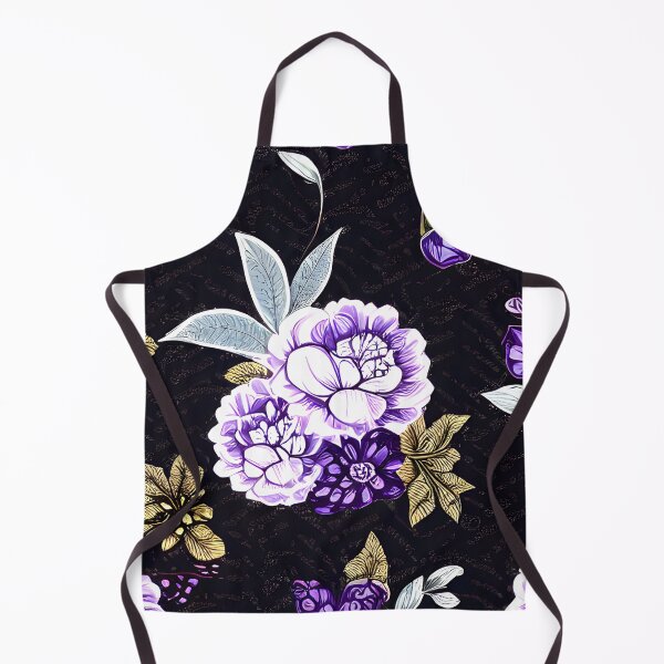 Aperçu de l'œuvre Fleurs violettes aquarelles, motif sans couture, art de jardin #13 créée et vendue par supeart.