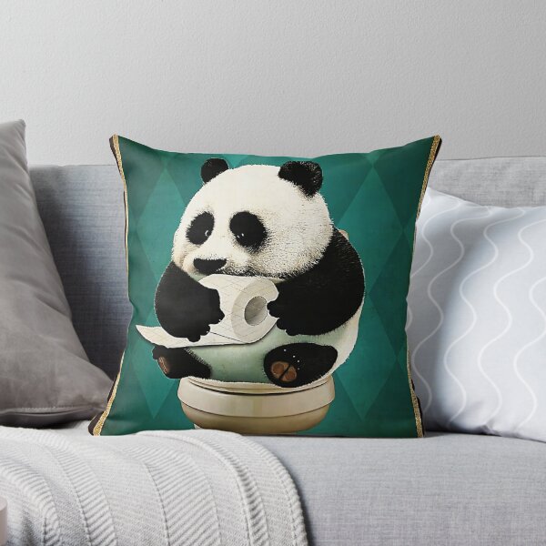 Hypebeast Panda Throw Pillow for Sale by mistergoodiez