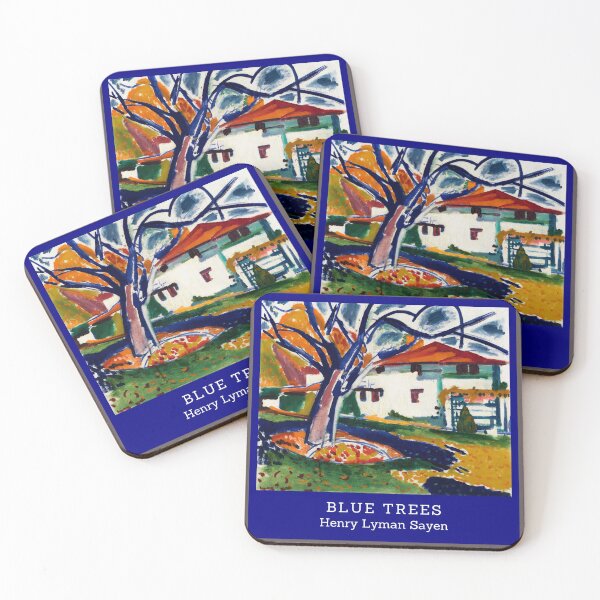 Item preview, BLUE TREES by HENRY LYMAN SAYEN designed and sold by philevera.