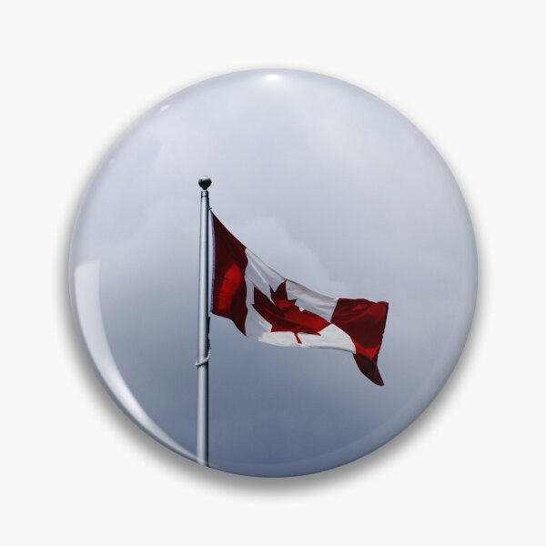 Item preview, Canadian flag on a flagpole with a dramatic clouds designed and sold by Michaelerch.