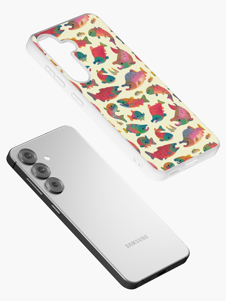 Thumbnail 2 of 4, Samsung Galaxy Phone Case, Salmon day designed and sold by pikaole.