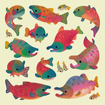 Artwork thumbnail, Salmon day by pikaole