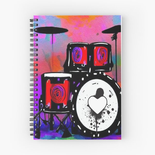 Item preview, Watercolor Drum set designed and sold by DreamScheme.