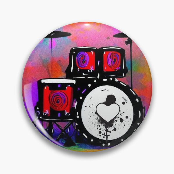 Item preview, Watercolor Drum set designed and sold by DreamScheme.
