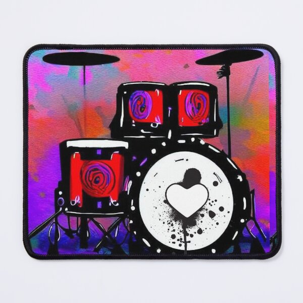 Item preview, Watercolor Drum set designed and sold by DreamScheme.