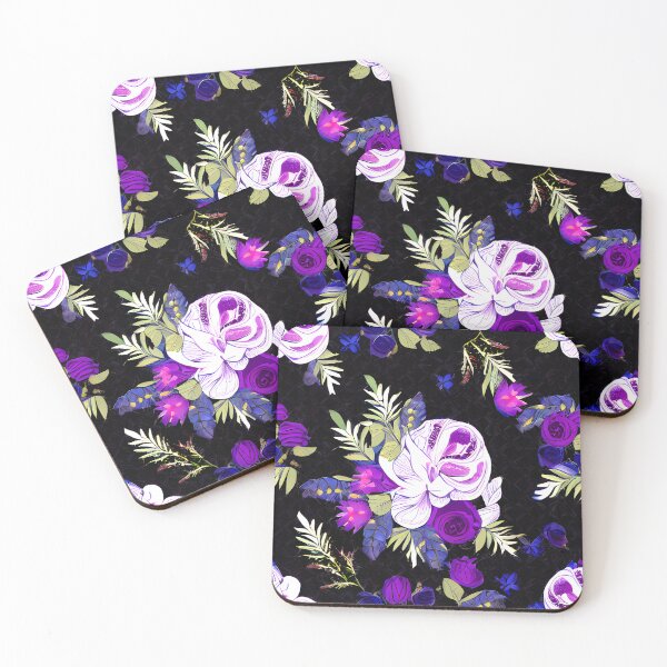 Item preview, Watercolor purple flowers, seamless pattern, garden art #14 designed and sold by supeart.