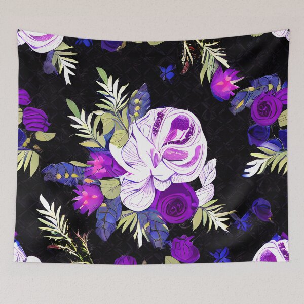 Item preview, Watercolor purple flowers, seamless pattern, garden art #14 designed and sold by supeart.