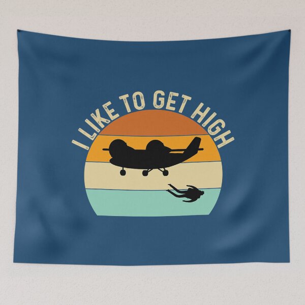 Item preview, I Like to Get High, Sky Diving Paratrooper designed and sold by DicksMandyta.