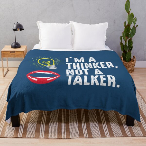 Item preview, I'm a thinker Not a Talker - Genius Intelligent designed and sold by DicksMandyta.